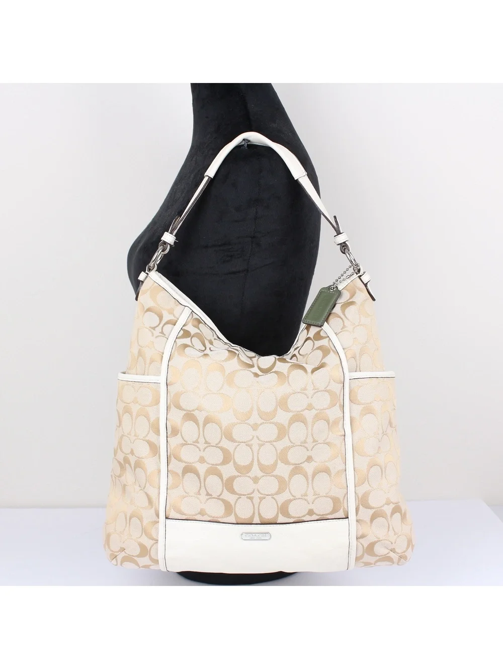 Coach F30341 Park Signature C Monogram Hobo Bag